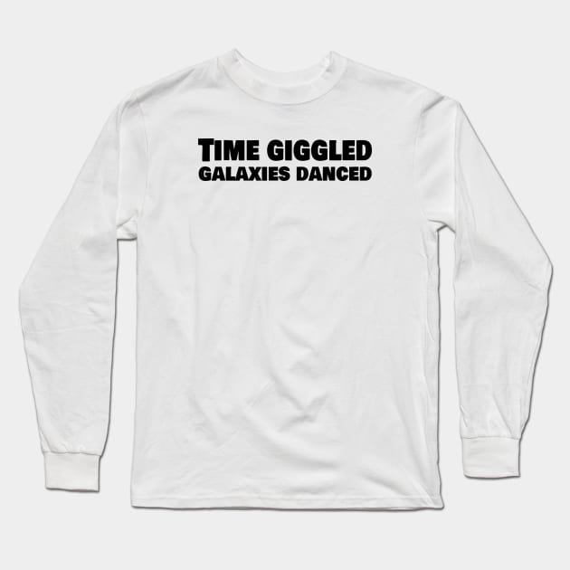 Time Long Sleeve T-Shirt by stefy